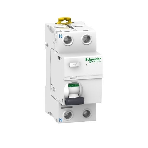 Interruptor dr Bipolar 10 KA 220VCA 25A 30 MA DIN Tipo a Diferencial Residual