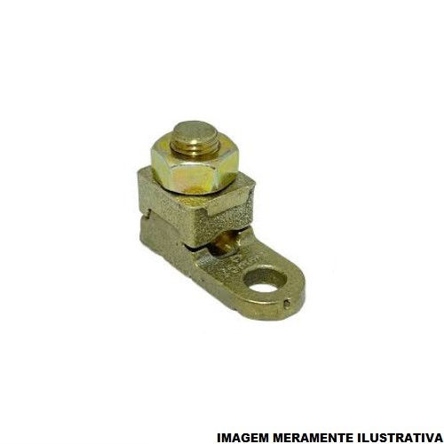 Terminal Latão Fundido a Pressão Sapata 25,00 mm² com 1 Furo M6