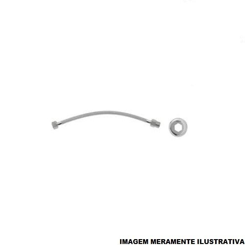 Ligação Ligação Flexível Malha INOX 1/2" 400 mm Cromada