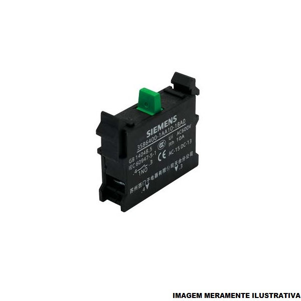 Bloco Contato Fixação Frontal Auxiliar 1NA para Botão