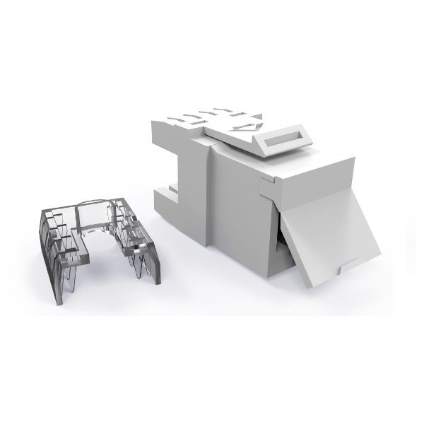 Plugue Fêmea RJ11/RJ45 Categoria 5E 8 Fios Branco Keystone