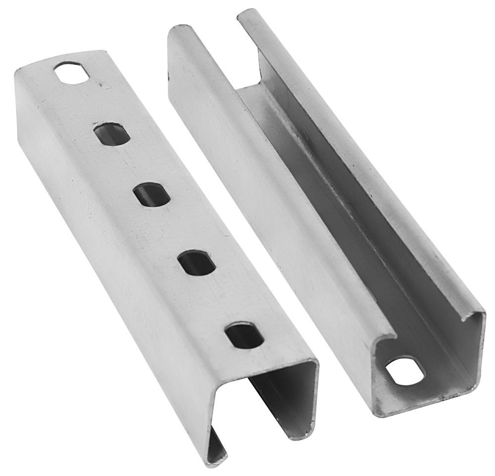 Perfilado Perfurado Galvanizado Eletrolítico 38x38 mm 6 M Chapa 18