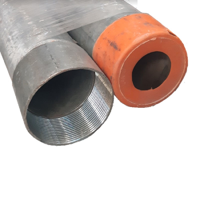 Eletroduto Semi Pesado Galvanizado Eletrolítico Parede 1,20 mm 2.1/2"X3 M com Rosca BSP com Luva