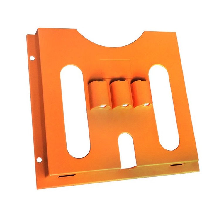 Porta Documento PVC Laranja 263x235 mm Parafuso para Painel