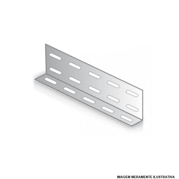 Septo Divisor Perfurado Galvanizado Eletrolítico para Eletrocalha 100x3000 mm