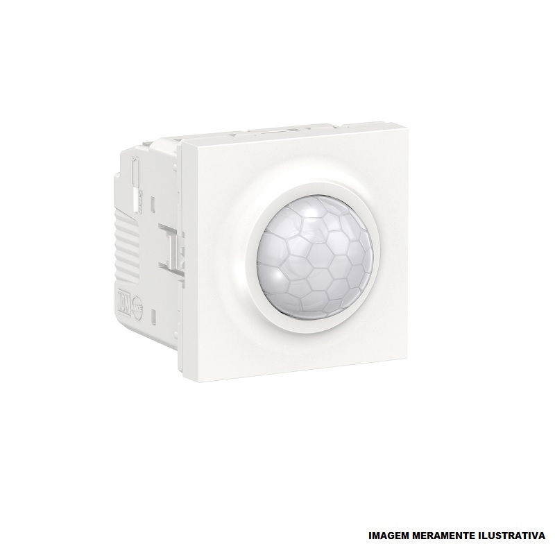 Módulo Módulo Sensor Presença 127/220VCA PVC Branco Linha Essense Orion 2 Módulos