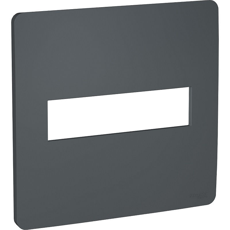 Placa PVC para 2 Módulos 4x4 Preta Linha Essence Orion Stellar Black