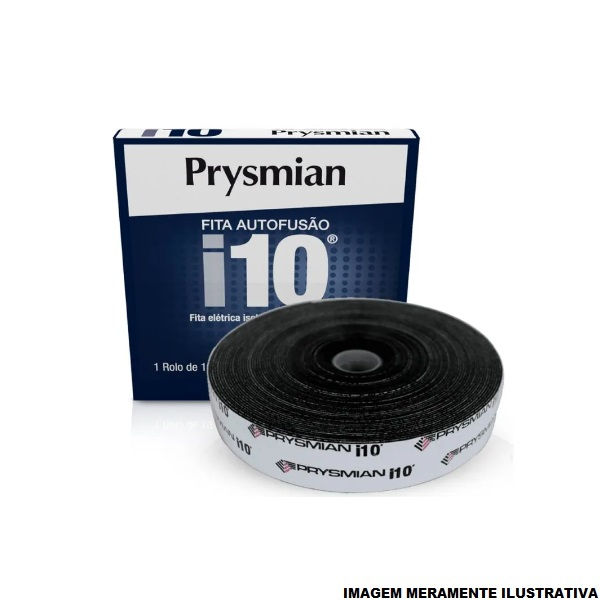 Fita Borracha Isolante 90G 19 mmX10 M ESP 0,76 mm Autofusao Preta