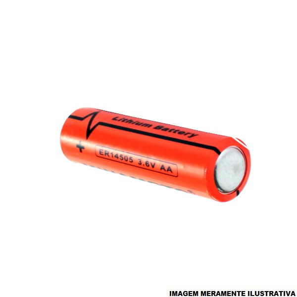 Pilha Lithium 2400 MA 3,6VCC sem Terminal