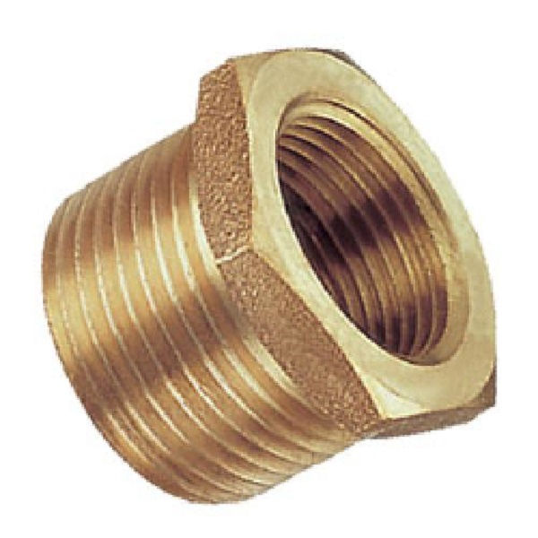 Bucha Latão Redução com Rosca BSP 1"X3/4" Água Quente