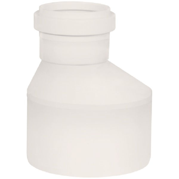 Redução Redução Excêntrica PVC 300x200 mm Classe 8 Branca Esgoto Segmentada