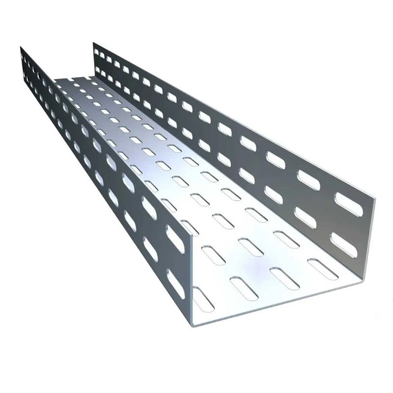Eletrocalha Perfurada Galvanizada Eletrolítica 200x100x3000 mm sem Tampa sem Virola Chapa 24
