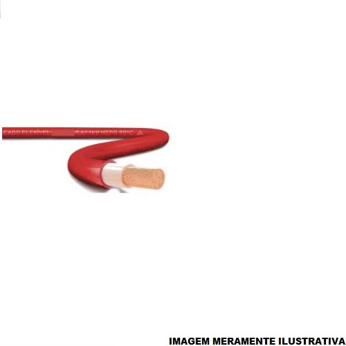 Cabo Cobre Isolado HEPR 90G 0,6/1 kV 1x 35,00 mm² Flexível Vermelho NBR 7286 Classe 5