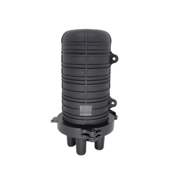 Vdi Caixa Emenda Fibra Óptica 1 Entrada Oval 48 Fusões 3 Entrada 18 mm 250x488x566 mm IP68