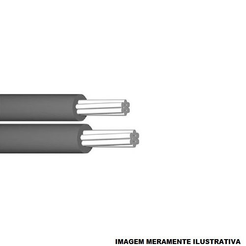 Cabo Alumínio Cabo Alumínio Coberto XLPE 90G 25 kV 1x 185,00 mm² Entre Árvores Cinza NBR 11873 Ecológico