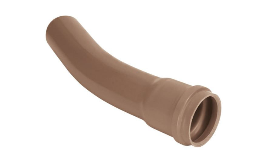 Curva PVC 22G 30 Soldável Longa DN75/DE85 PBA Marrom Distribuição de Água Pbafort