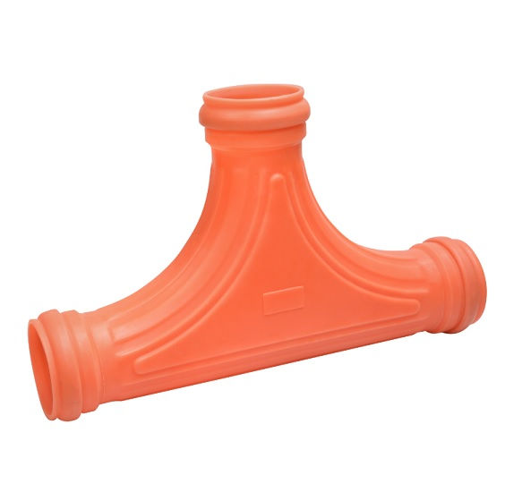 Til PVC Passagem sem Anel com Bolsas 150 mm Coletor Laranja