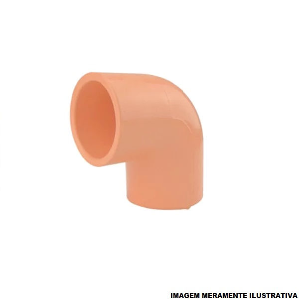 Joelho CPVC Fire 90G Fêmea e Fêmea 3"