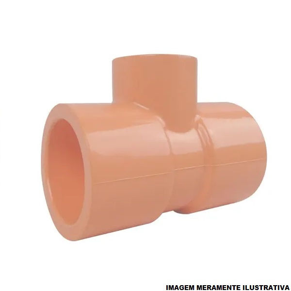 Te Redução CPVC Fire Fêmea/Fêmea/Femea 3"X1.1/2"