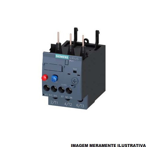 Relé Sobrecarga Relé Sobrecarga Tripolar 3RU2126 27,00-32,00A 1NA+1NF S0 para 3RT2025A 3RT2028 Conexão para Parafuso