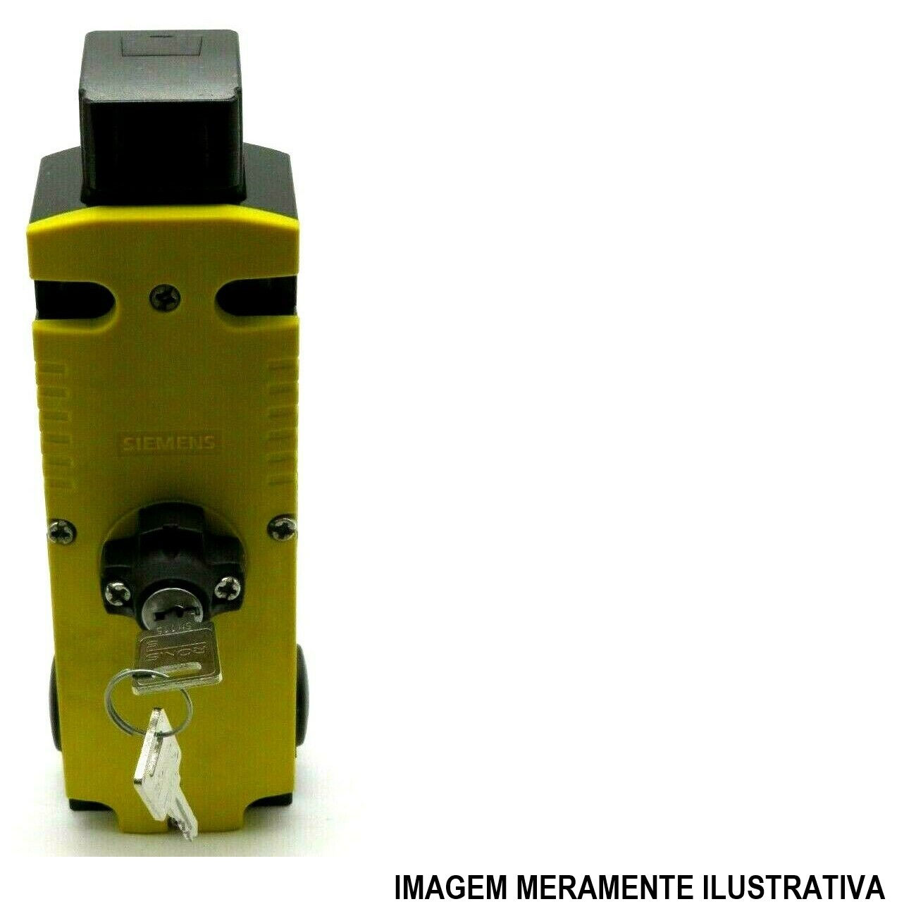 Chave Segurança Chave Segurança Metálica 3SE5312-0SE11 Desbloqueio para Solenoide 24VCC 10A/AC15 2NF+1NA Fechamento para Mola IP67 Atuador Separado