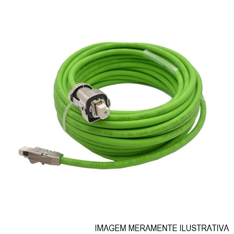 Cabo Para Sinamics Drive-Cliq com Conector RJ45 20 M Verde