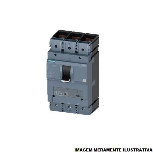 Disjuntor Eletrônico Ajustável Tripolar 3VA23 100-250A 85 KA/55 KA 220/380VCA Caixa Moldada ETU350 M - LSI - para Motor