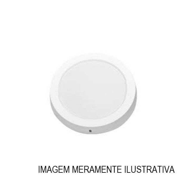 Painel Led Embutir 24W PVC Redondo 293x28 mm 1680 lm 6500K Bivolt LYS 20.000H