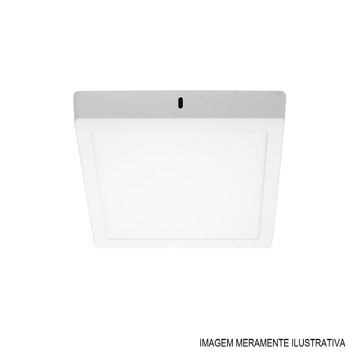 Painel Led Sobrepor 12W PVC Quadrado 164x164x30 mm 720 lm 6500K Bivolt LYS 20.000H