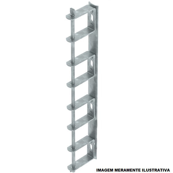 Armação Armação Secundária para 4 Isoladores Galvanizada a Fogo AR-44 ou AS-44