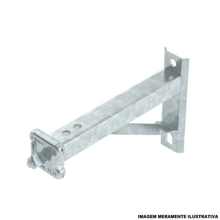 Braço Braço Tipo L Galvanizado a Fogo 15 kV 340 mm