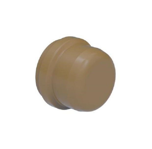 Tampão Tampão PVC Cap Soldável DN50/DE60 PBA Marrom Distribuição de Água Pbafort