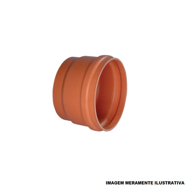 Tampão Tampão PVC Cap 150 mm Coletor Laranja Esgoto/Água Pluvial