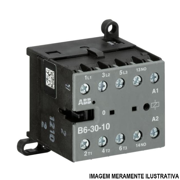 Contator Principal Tripolar 9A Mini 1NA 220VCA 50/60 Hz