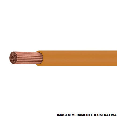 Cabo Cobre Isolado PVC 70G 750V 1x 2,50 mm² Flexível Laranja NBR 247-3 Classe 5