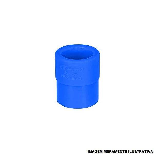 Bucha PPR Redução Macho/Fêmea 50x32 mm Industrial Azul