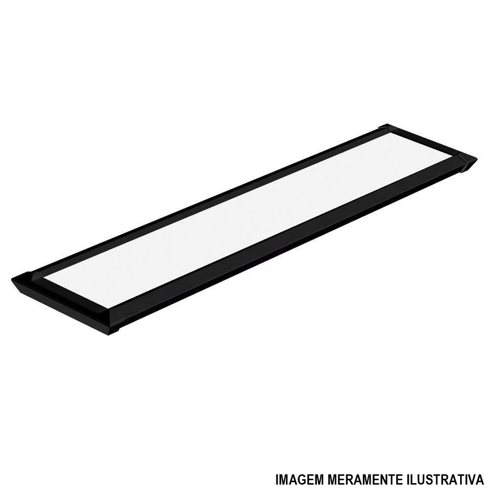Painel Led Sobrepor 34W Alumínio Preto Retangular 30x140x1145 mm 4200 lm 6500K Bivolt TL SLIM PRO 20 50.000H