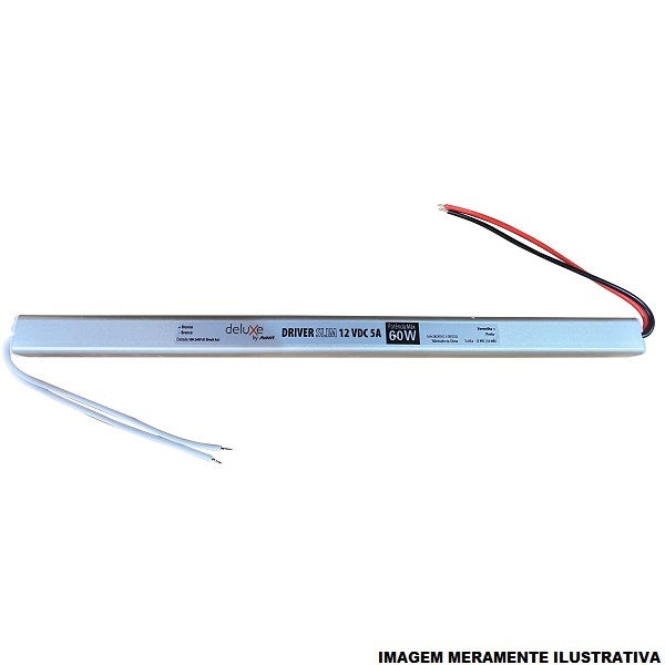 Driver Conversor Digital para Fita LED 60W Autovolt 12VCC IP20