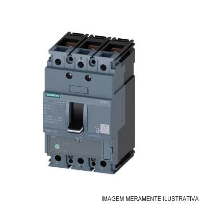 Disjuntor Termomagnético Ajustável Tripolar 3VA11 112-160A 36 KA/25 KA 220/380VCA Caixa Moldada .