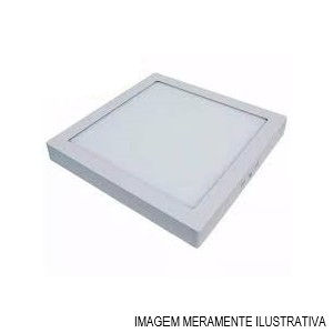 Painel Led Sobrepor 18W Smart Wi-fi Quadrado 209x209x28 mm 1300 lm 2700K a 6500K Autovolt 15.000H