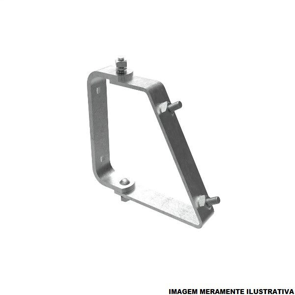 Suporte Inclinado 30G Galvanizado a Fogo para Chave Faca