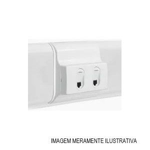 Caixa Sobrepor para Placa Pial PLUS/Pial Nereya para 1A 3 Módulos Branca Sistema X