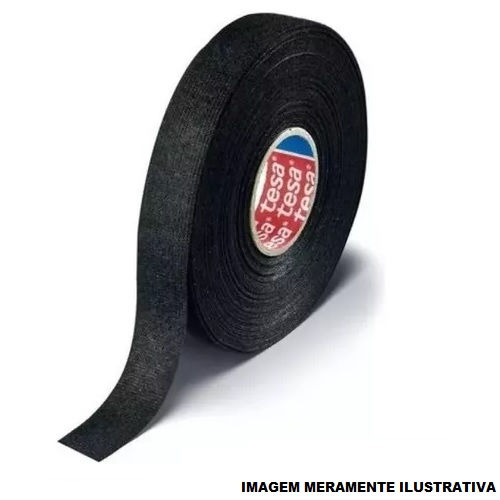 Fita Borracha/Resina Isolante -40+105G 19 mmX5 M Preta para Chicote Automotivo