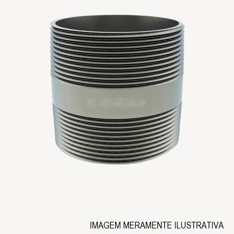 Nipel Curto Galvanizado a Fogo Prova de Explosão 1/2" com Rosca NPT