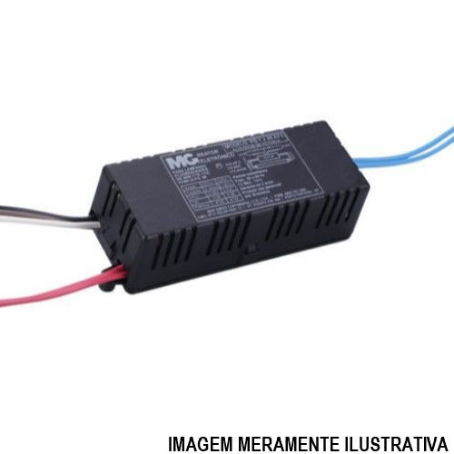 Reator Eletrônico 1x16W Bivolt AFP 0,99 THD10% para Lâmpada T8