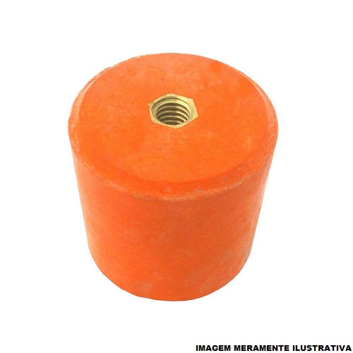 Isolador Epóxi Paralelo 14x14 mm M4 para Barramento