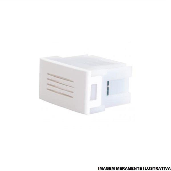 Módulo Módulo Campainha Cigarra 1 Módulo 127/220VCA PVC Branco