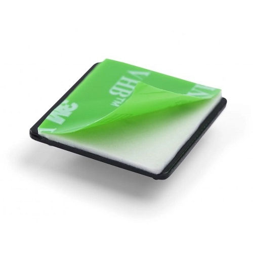 Fixador Adesivo PVC Dupla Face para Abraçadeiras 28x28x6 mm Natural