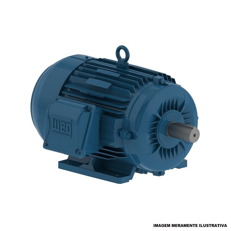 Motor Trifásico 4,00 CV/3,00 kW 2 Polos 3600 RPM 220-380VCA 60 Hz IP55 Carcaça 90S/B3D IR3 Premium