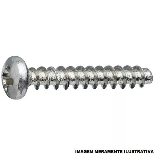 Parafuso Philips Cabeça Panela Zincado M6x20 mm
